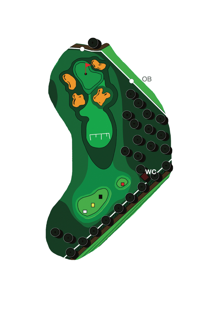 Golf-Club-Bayreuth e.V. Links-Course - Bahn 10, PAR 3, HCP 18